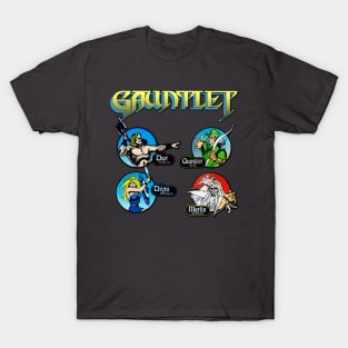 Gauntlet Old Arcade Logos T-Shirt